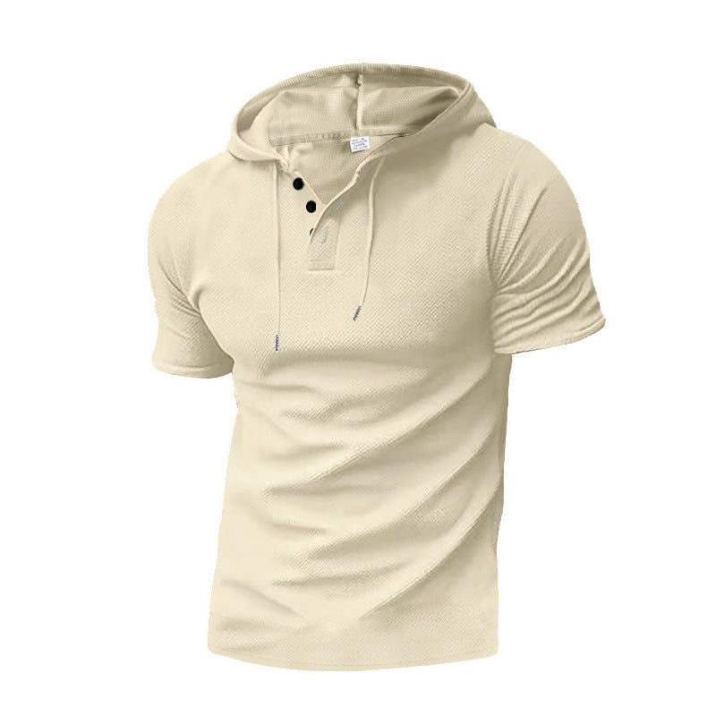 Men's stylish hoodie shirt with textured design and zipper Lisslune