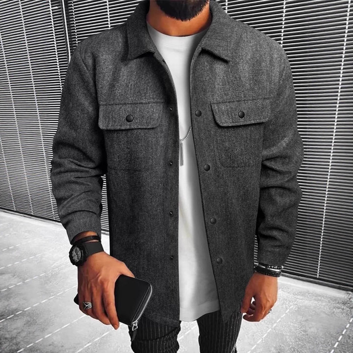 Men's Designer-Style Shirt Jacket Lisslune