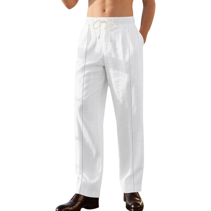 Men's elegant leisure pants with adjustable waistband Lisslune