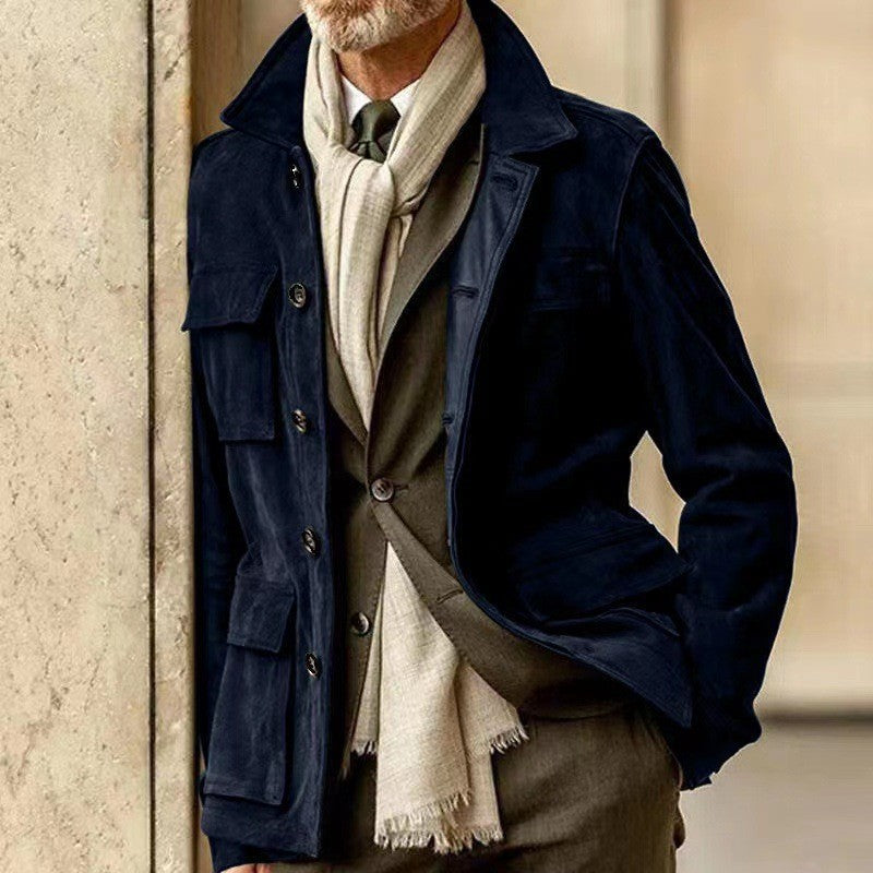 Men's Top Layer Made of High-Quality Suede Lisslune