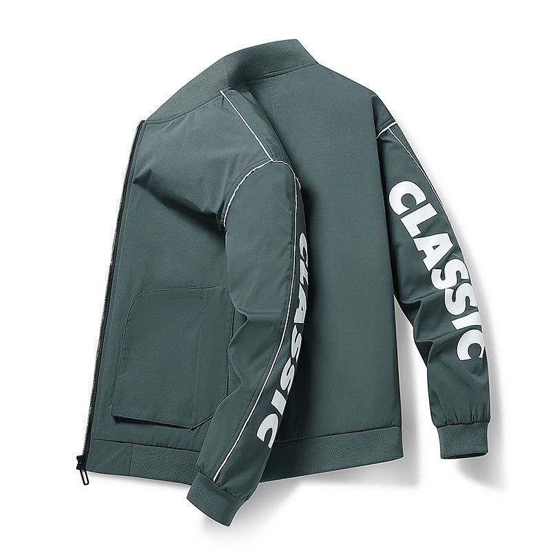 Men's lightweight sports jacket with functional pockets and elastic inserts Lisslune