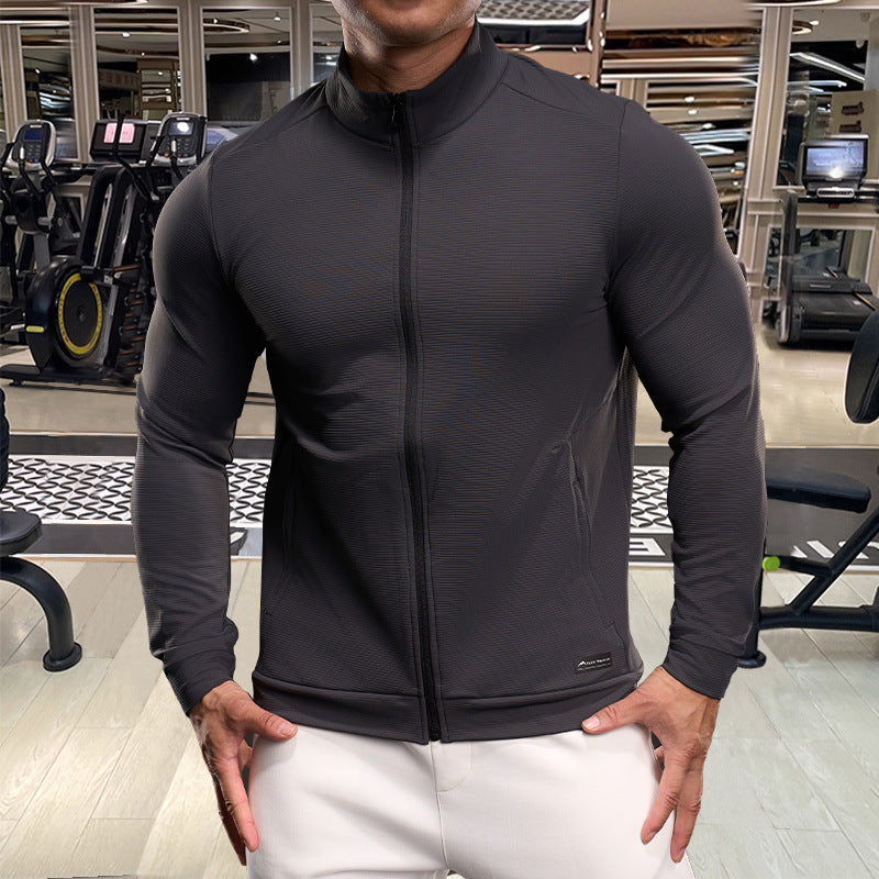 Men's Sports Jacket with Elastic Inserts and Functional Material Lisslune