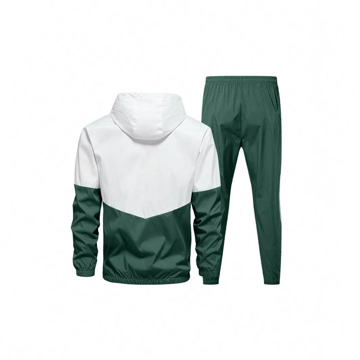 Men's Sporty Windbreaker Set with Breathable Materials Lisslune