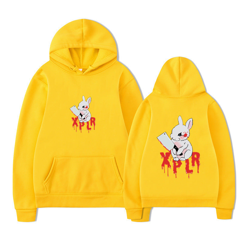 Women's hoodie with striking cartoon motif and comfortable fit Lisslune
