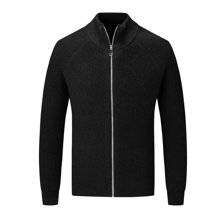 Men's cardigan with high collar Lisslune