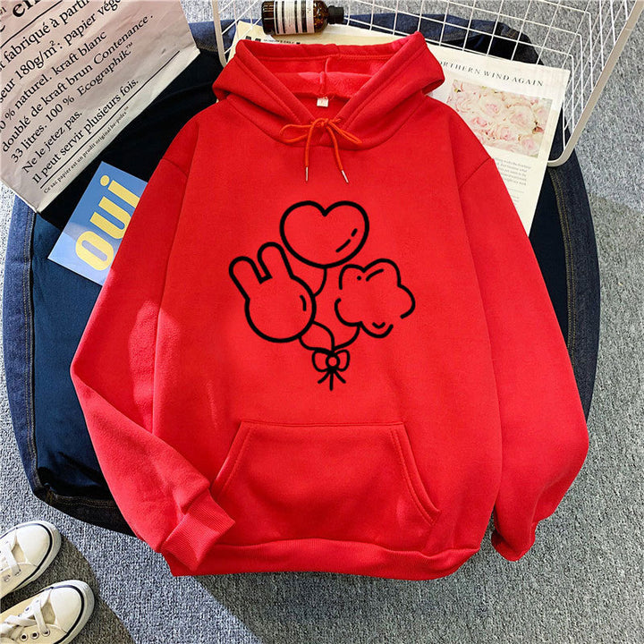 Women's hoodie with playful graphic design Lisslune
