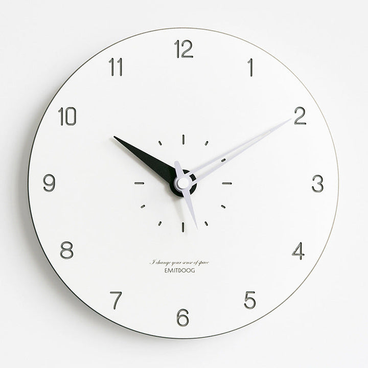 Lisslune | Frendorf™ Minimalistic Modern Round Wall Decor Silent Clock