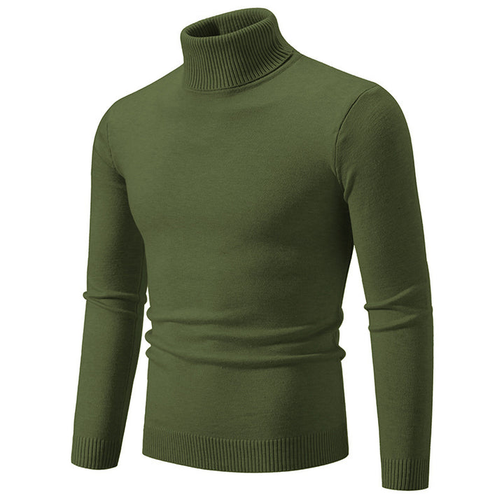 Men's elegant turtleneck sweater made of fine cotton Lisslune