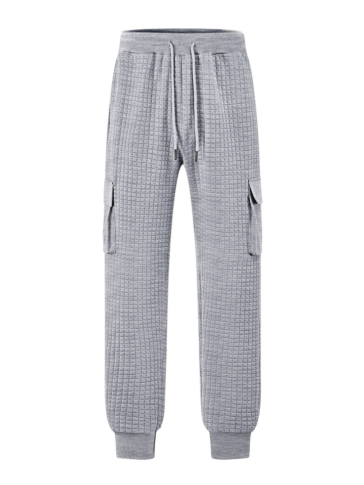 Men's cargo jogging pants with elastic waistband and practical side pockets Lisslune