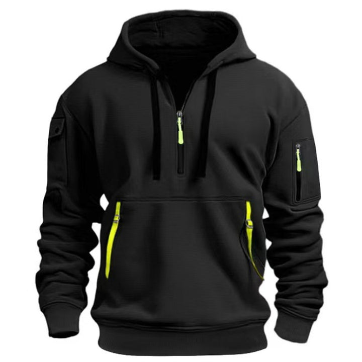 Men's functional pullover with versatile zip pockets Lisslune