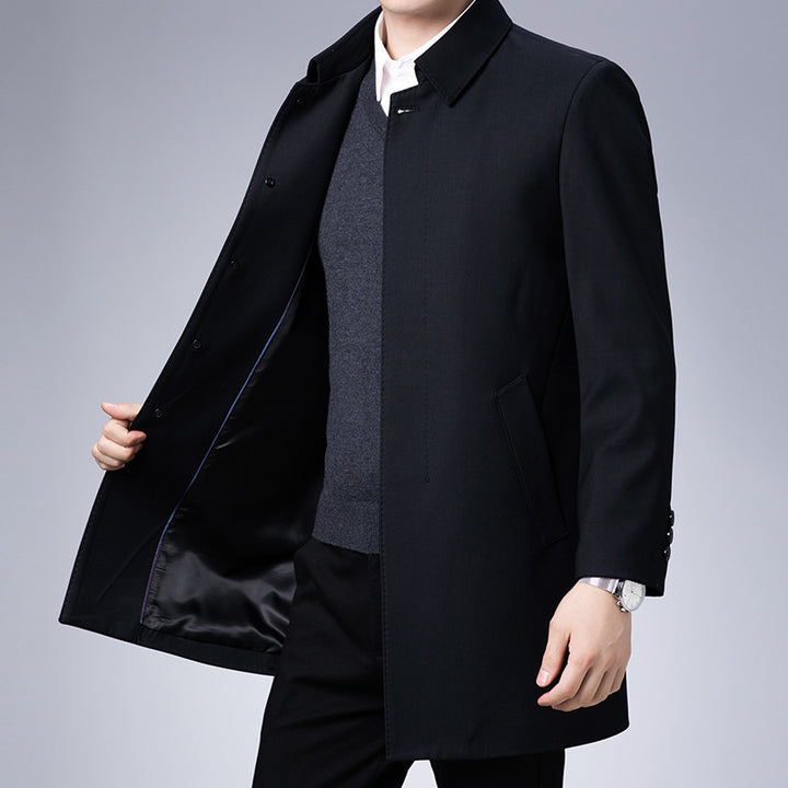 Men's Classic Trench Coat Lisslune
