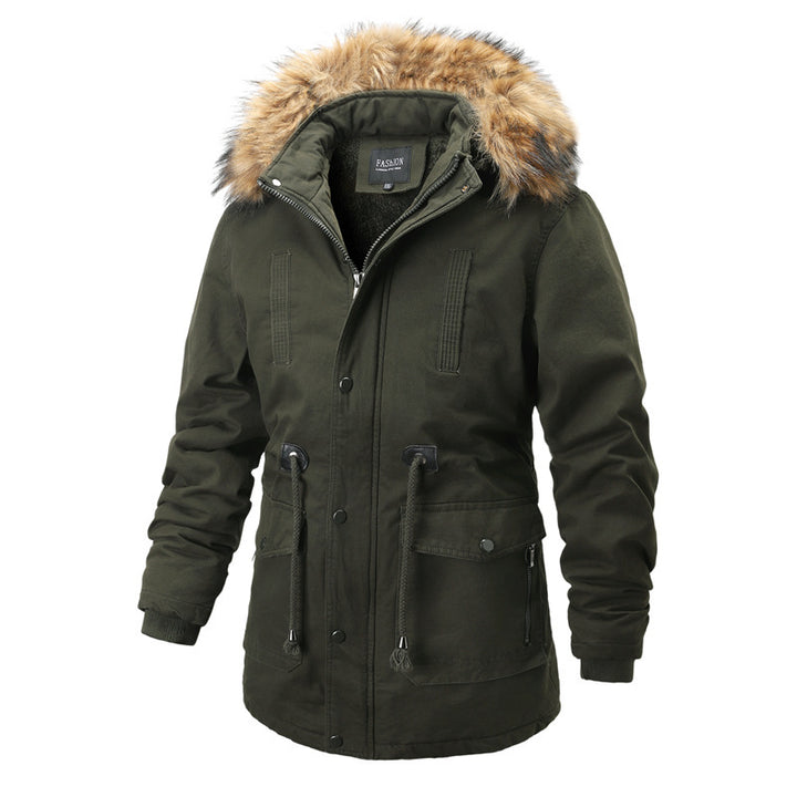 Men's Winter Parka with Removable Hood Lisslune