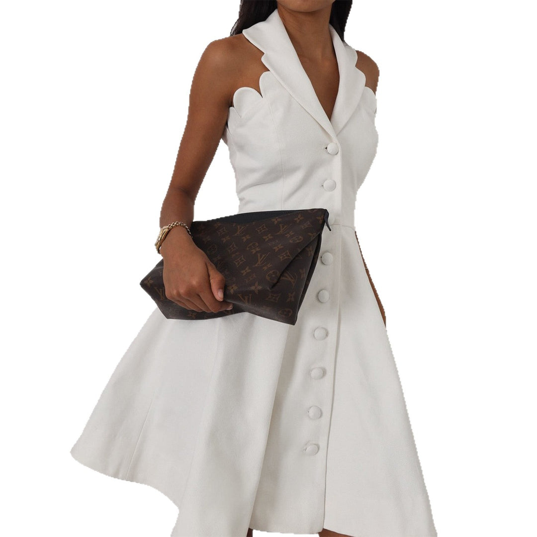 Women's dress with stylish collar and button details Lisslune