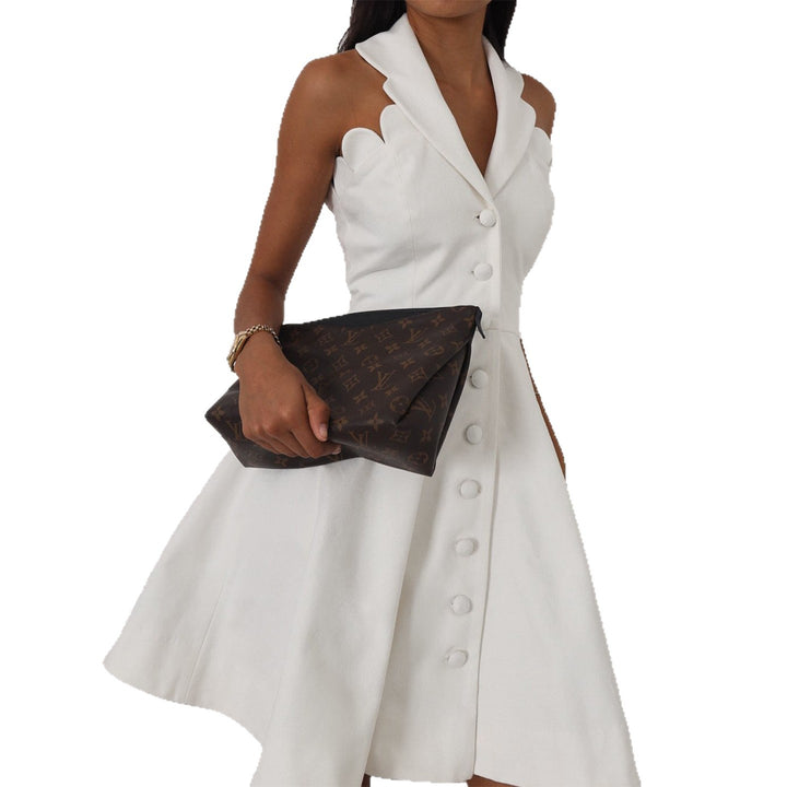Women's dress with stylish collar and button details Lisslune