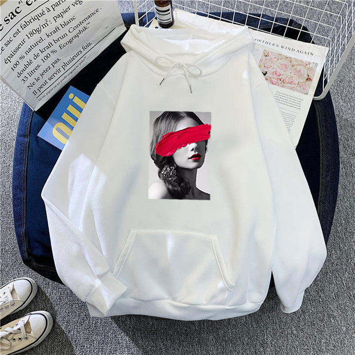 Women's hoodie with creative art design Lisslune