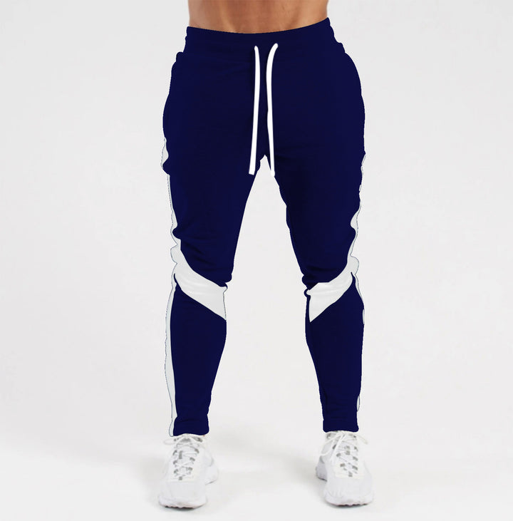 Men's athletic jogging pants with innovative cut and elastic waistband Lisslune