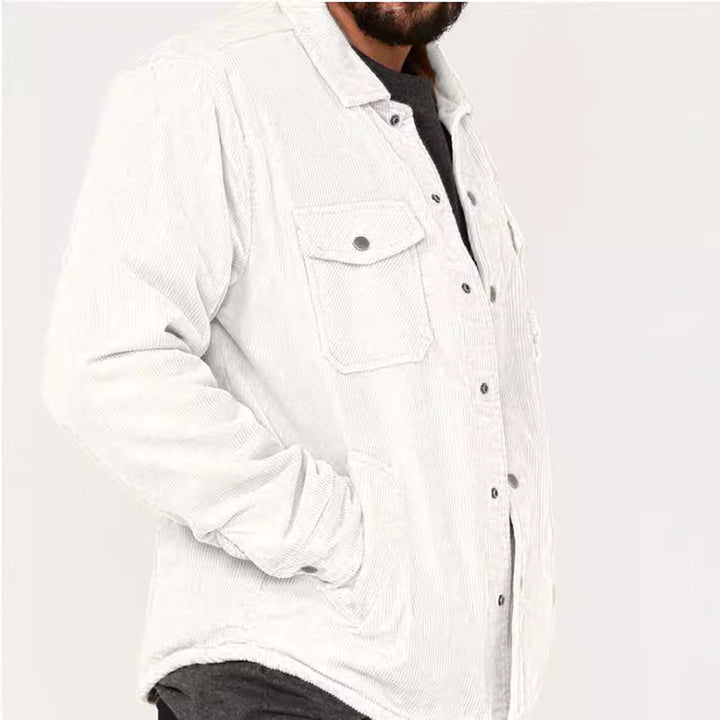 Men's cord jacket with practical pockets and stylish design Lisslune