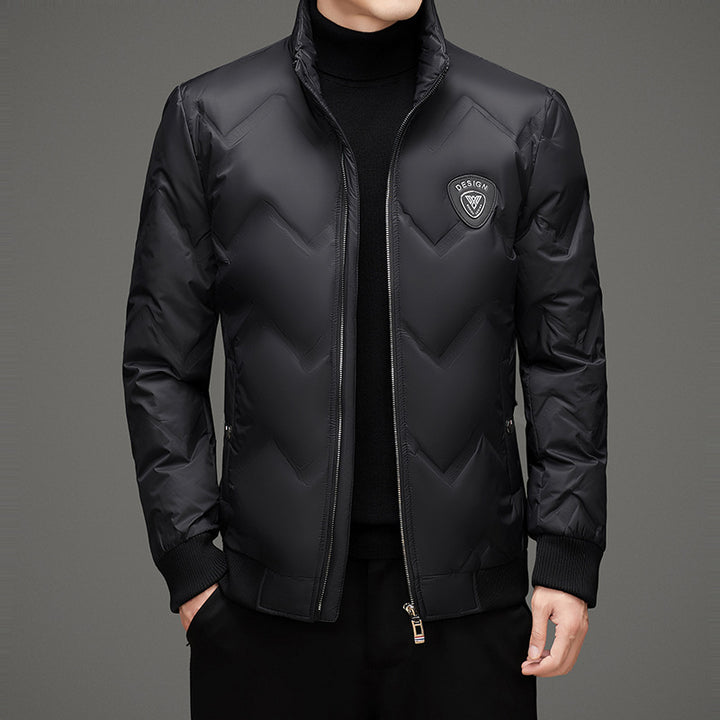 Men's Functional Quilted Jacket with Modern Design Lisslune