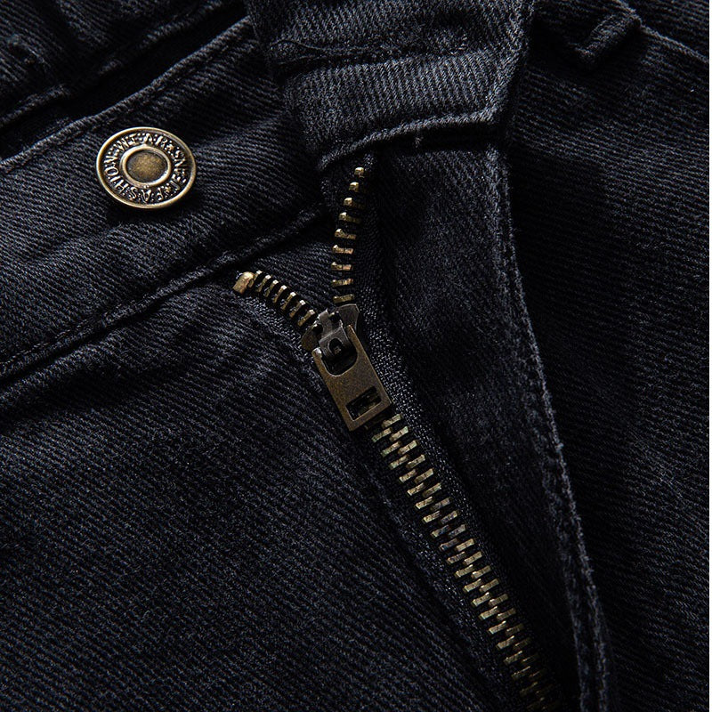Men's leisure jeans in a casual style with a comfortable fit and high-quality denim Lisslune