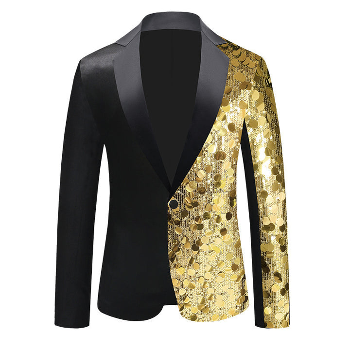 Men's Sequin Blazer with Elegant Cut Lisslune