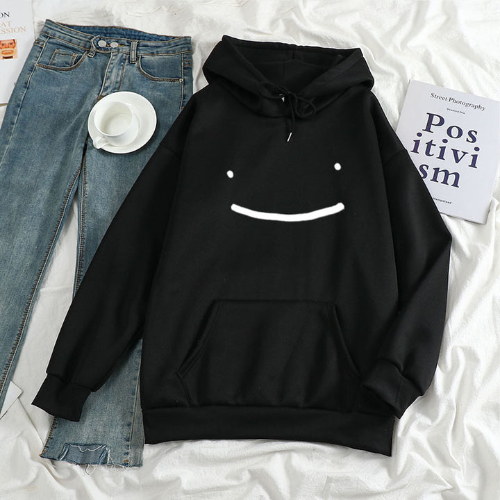 Women's hoodie with casual smiley design Lisslune