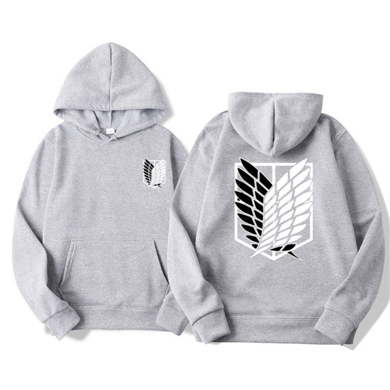 Women's Hooded Sweatshirt with Classic Anime Design Lisslune