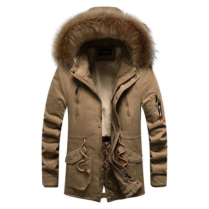 Men's transitional jacket with insulating inner lining and removable hood Lisslune