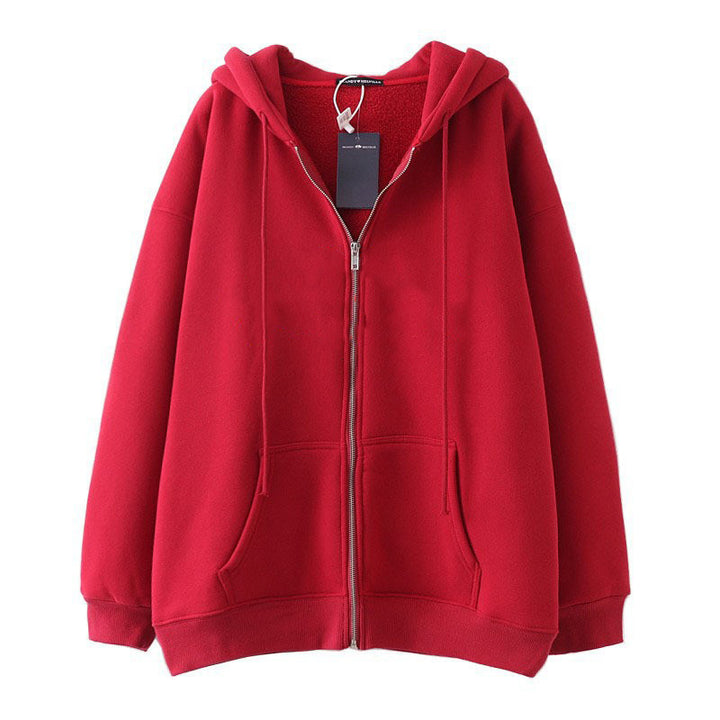 Women's hooded jacket with an oversized fit and practical pockets Lisslune