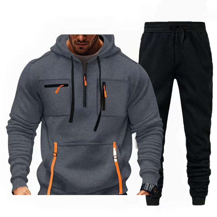 Men's multifunctional hoodie and jogging pants combination Lisslune