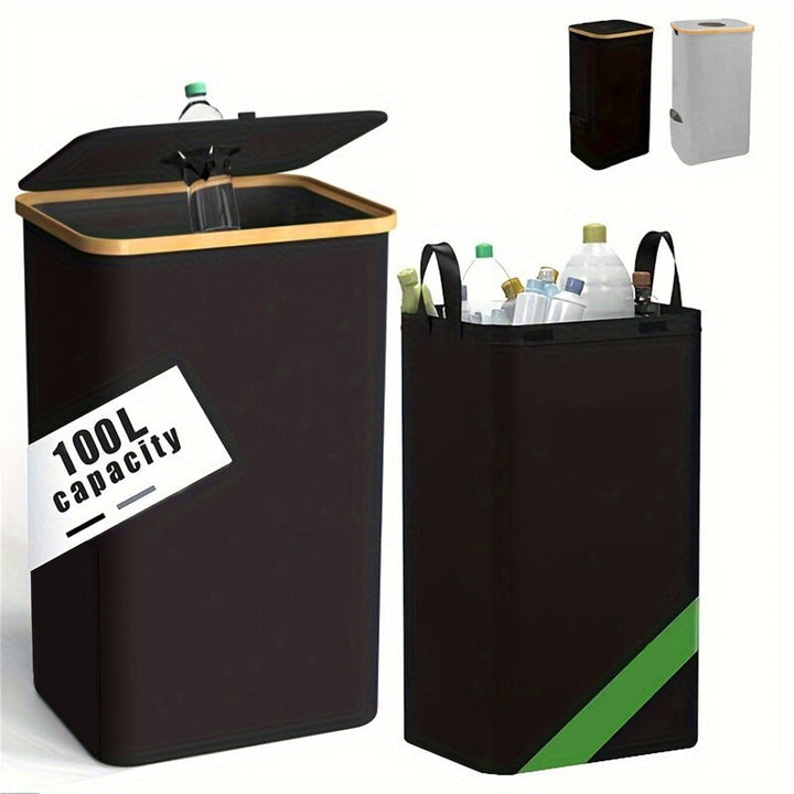 Lisslune | 2in1 Foldable Storage Bag for Plastic Waste or Deposit Bottles
