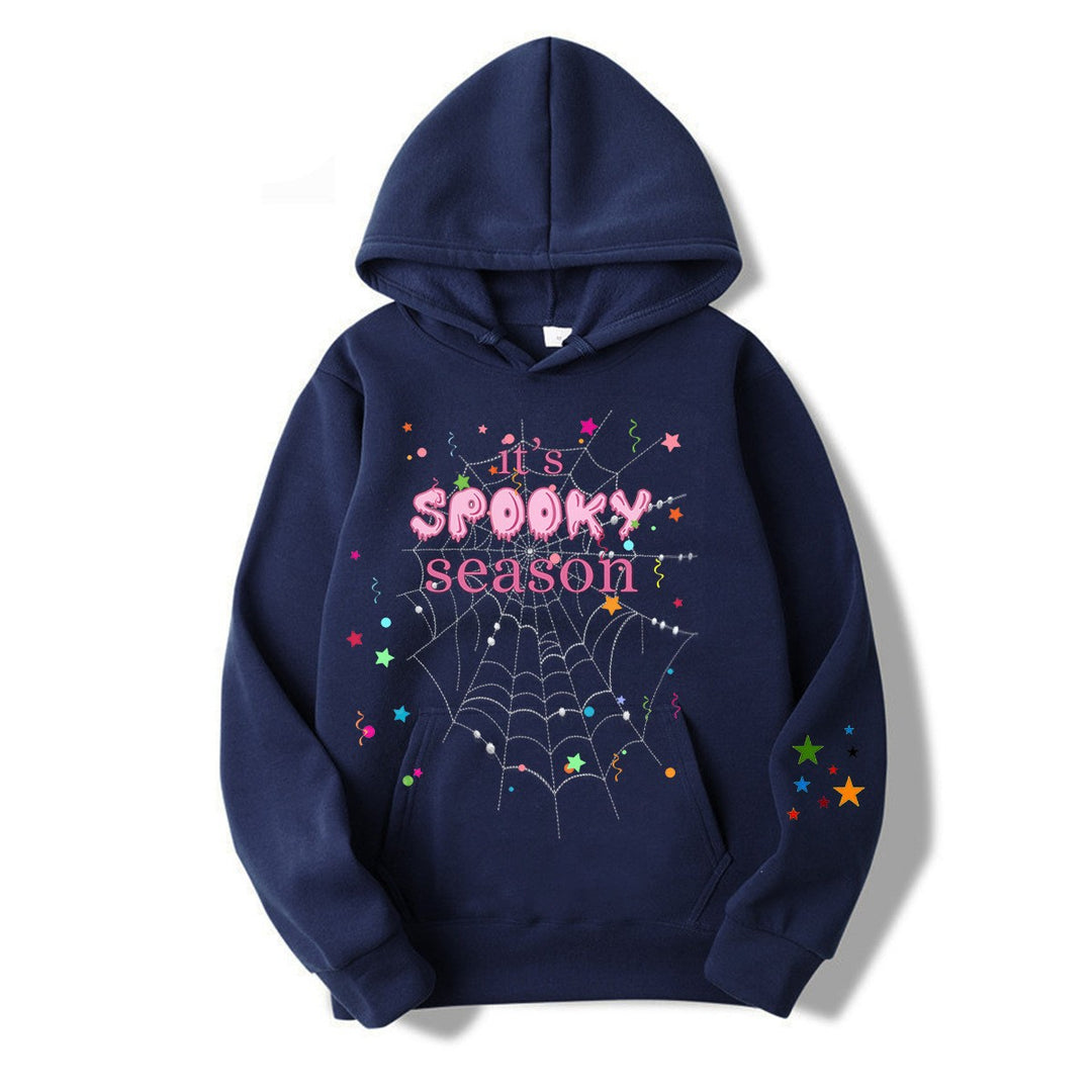 Women cozy hoodie with graphic Halloween design Lisslune