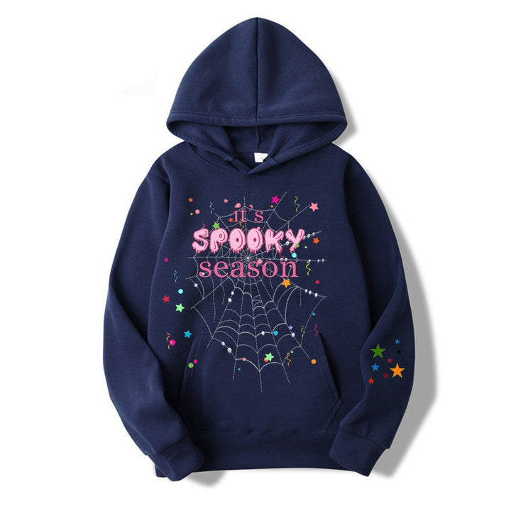 Women cozy hoodie with graphic Halloween design Lisslune