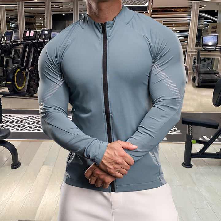 Men's Long-Sleeved Sports Top with Optimized Breathability Lisslune