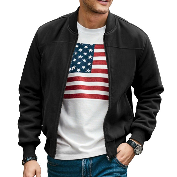 Men's bomber jacket with modern cut and practical pockets Lisslune