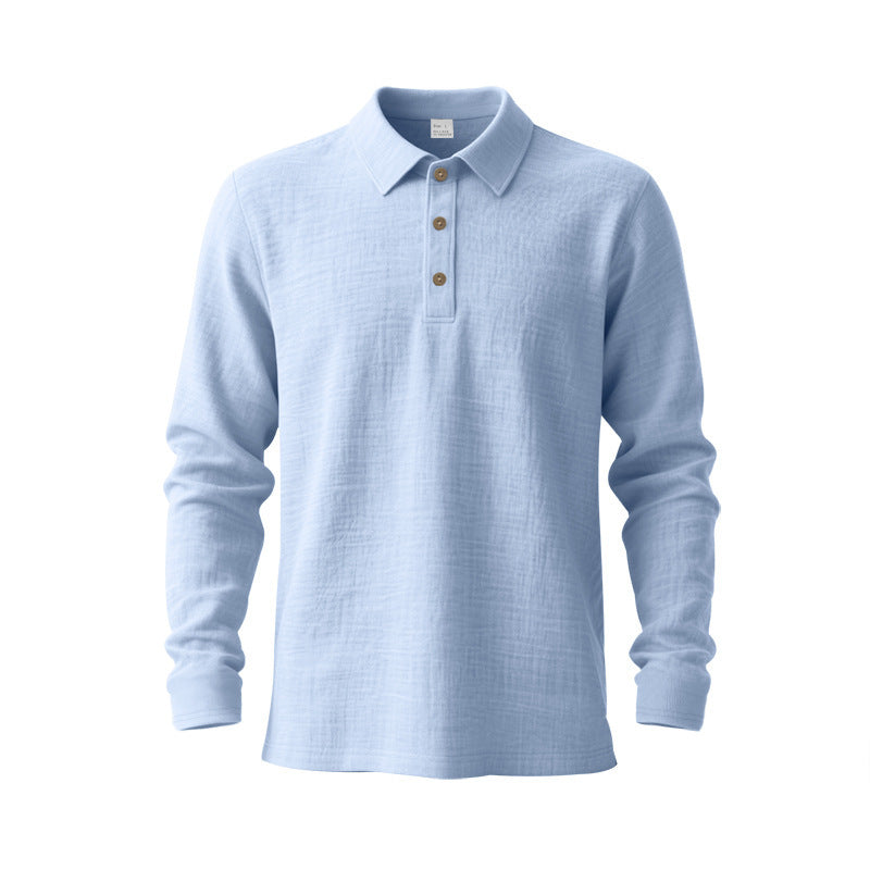 Men's long-sleeve polo shirt Lisslune