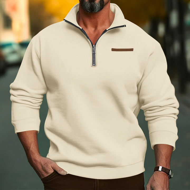 Men's Fleece Sweatshirt with Zip Lisslune