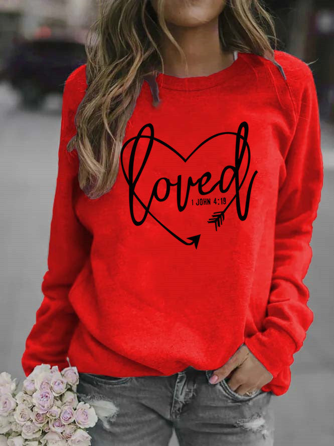 Women’s sweatshirt with inspiring lettering and trendy design Lisslune