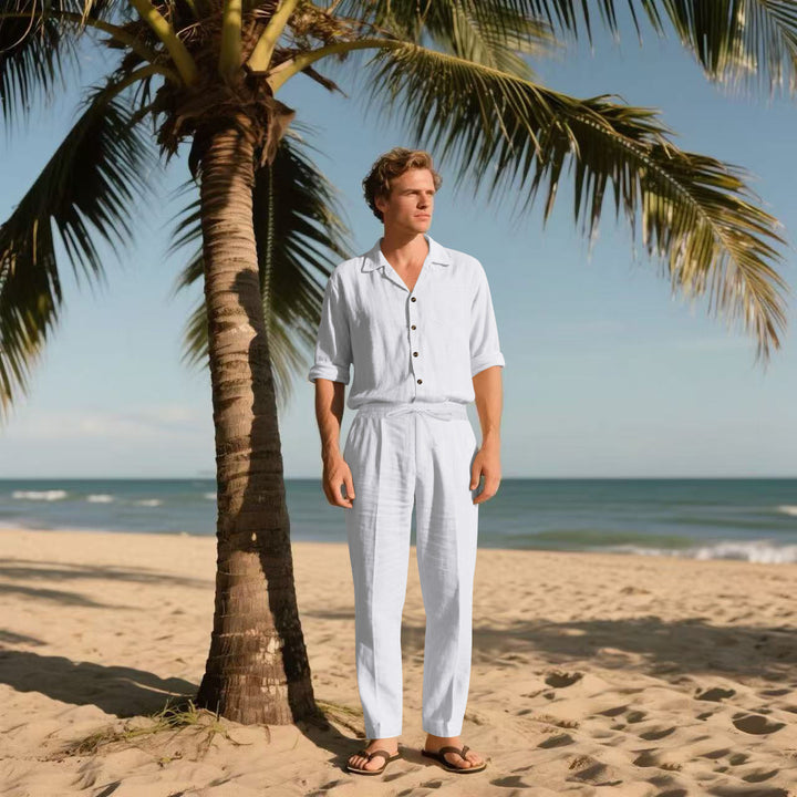 Men's elegant shirt and casual pants set Lisslune