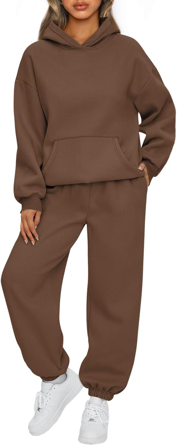 Women's casual hoodie jumpsuit made of high-quality sweat material with practical pockets Lisslune