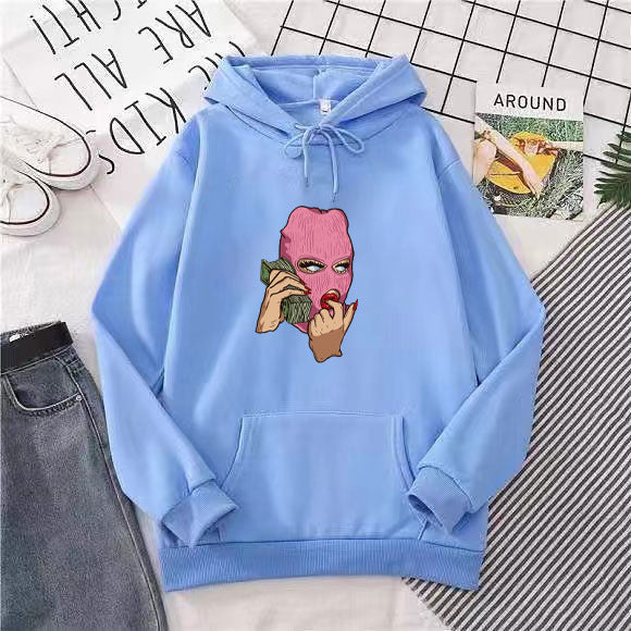 Ladies hoodie with artistic graphic design Lisslune