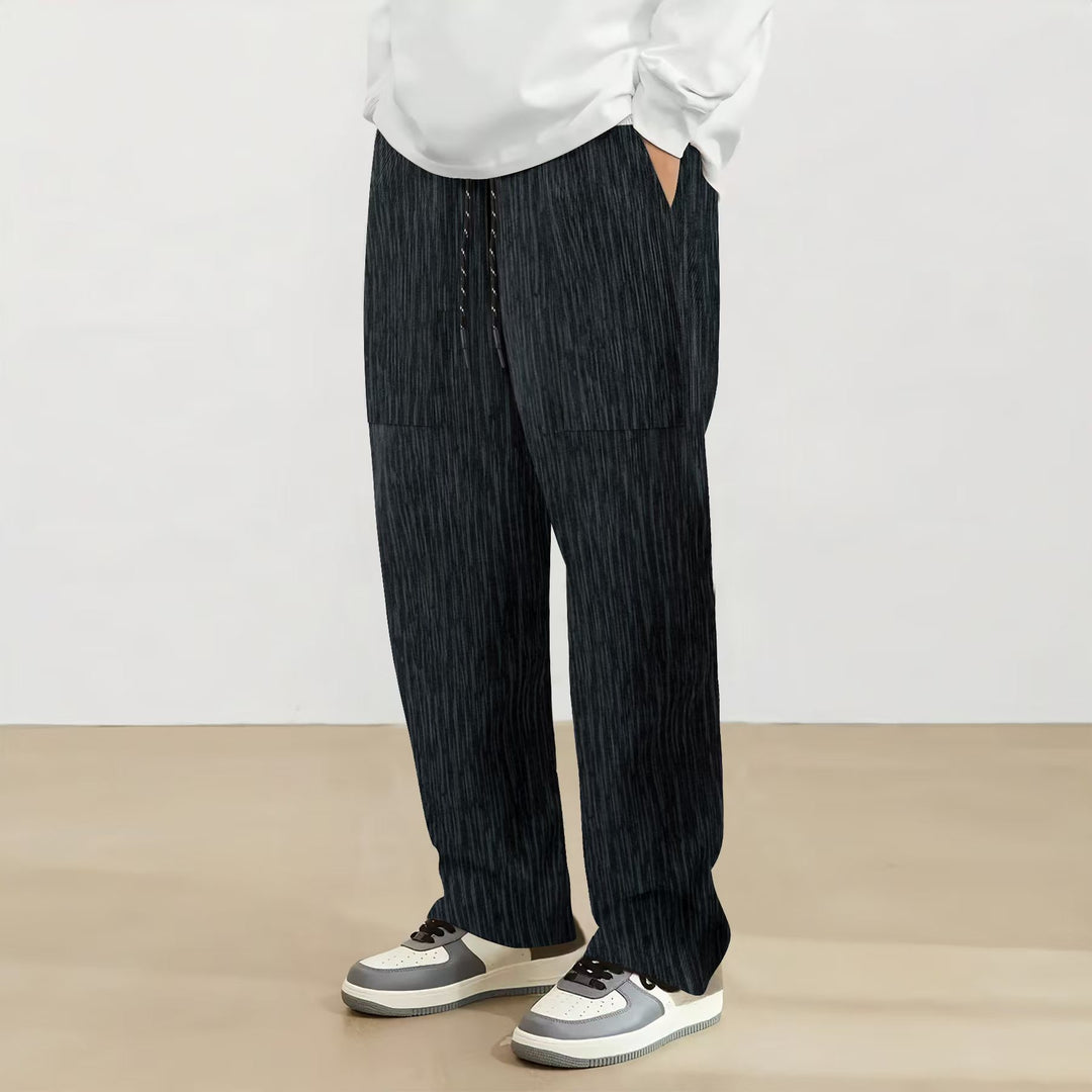 Men's casual leisure pants with innovative structural design and practical pockets Lisslune