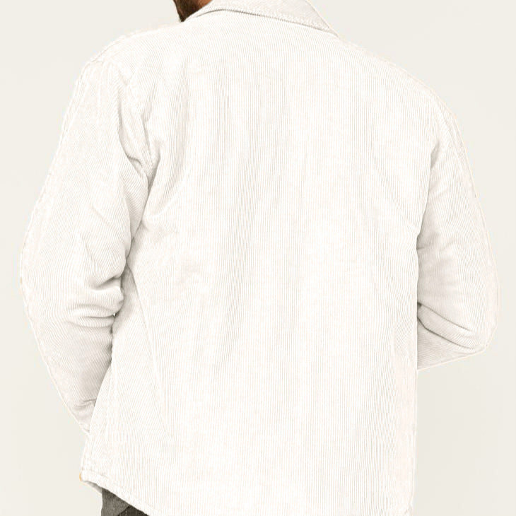 Men's casual cord jacket with practical breast and side pockets Lisslune