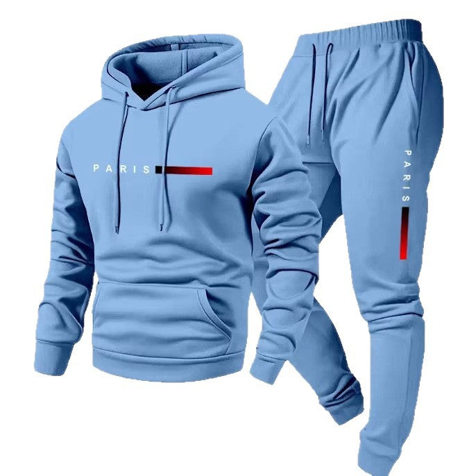 Women’s hoodie and jogging pants set with modern Paris design Lisslune