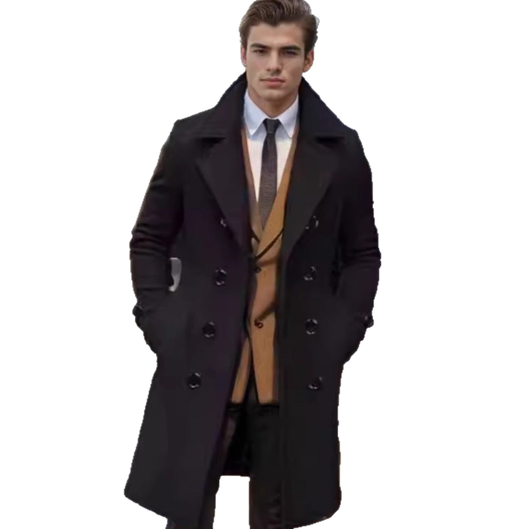 Men's Elegant Wool Coat Lisslune