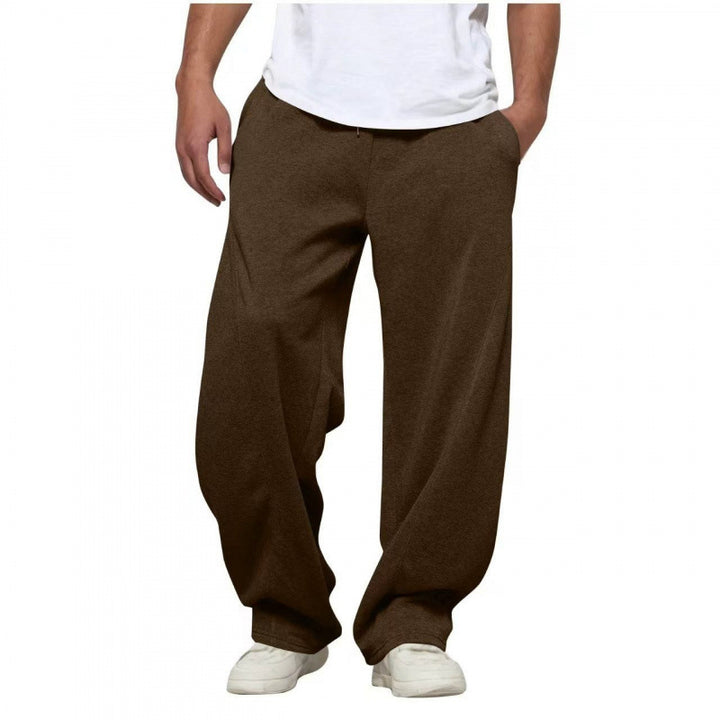 Men's loose-fitting jogging pants with a casual cut and practical pockets Lisslune
