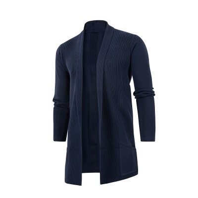 Men's cardigan with open cut and practical pockets Lisslune