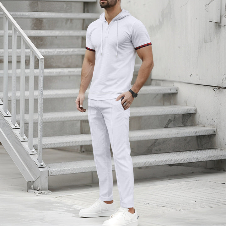 Men's sporty hoodie set with functional pockets and ergonomic cut Lisslune