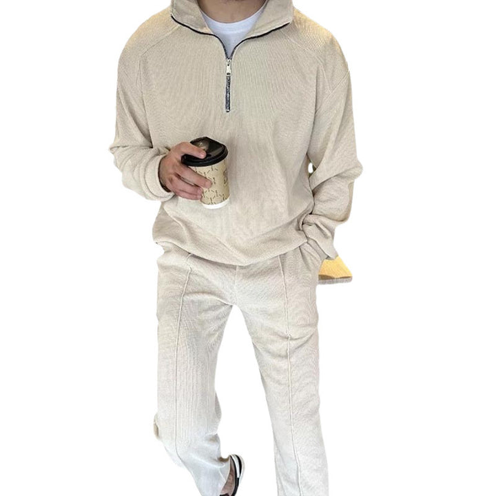 Men's lounge set consisting of a high-quality zipper sweater and comfortable joggers Lisslune