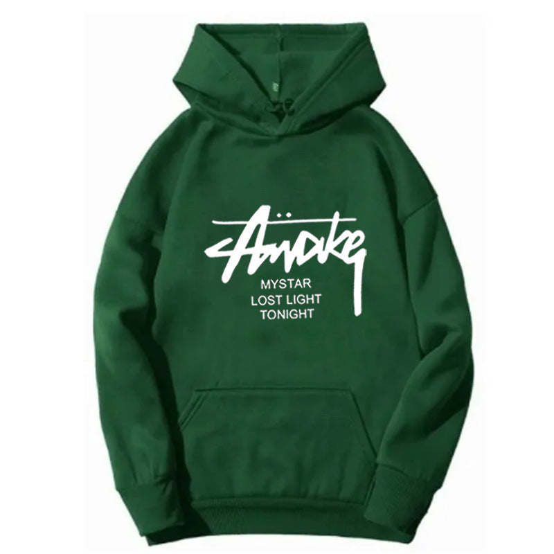 Ladies hoodie with modern lettering Lisslune