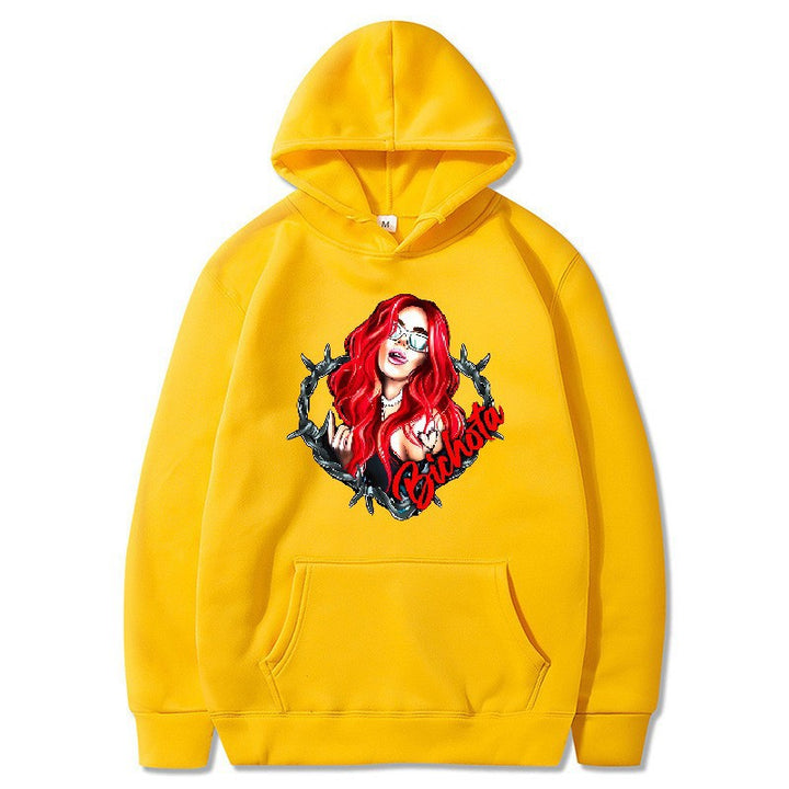 Women’s hoodie with artistic graphic print and cozy fit Lisslune